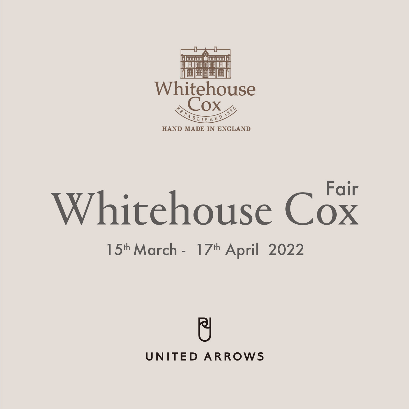 Whitehouse Cox – ホワイトハウスコックスフェア – ユナイテッドアローズ各店