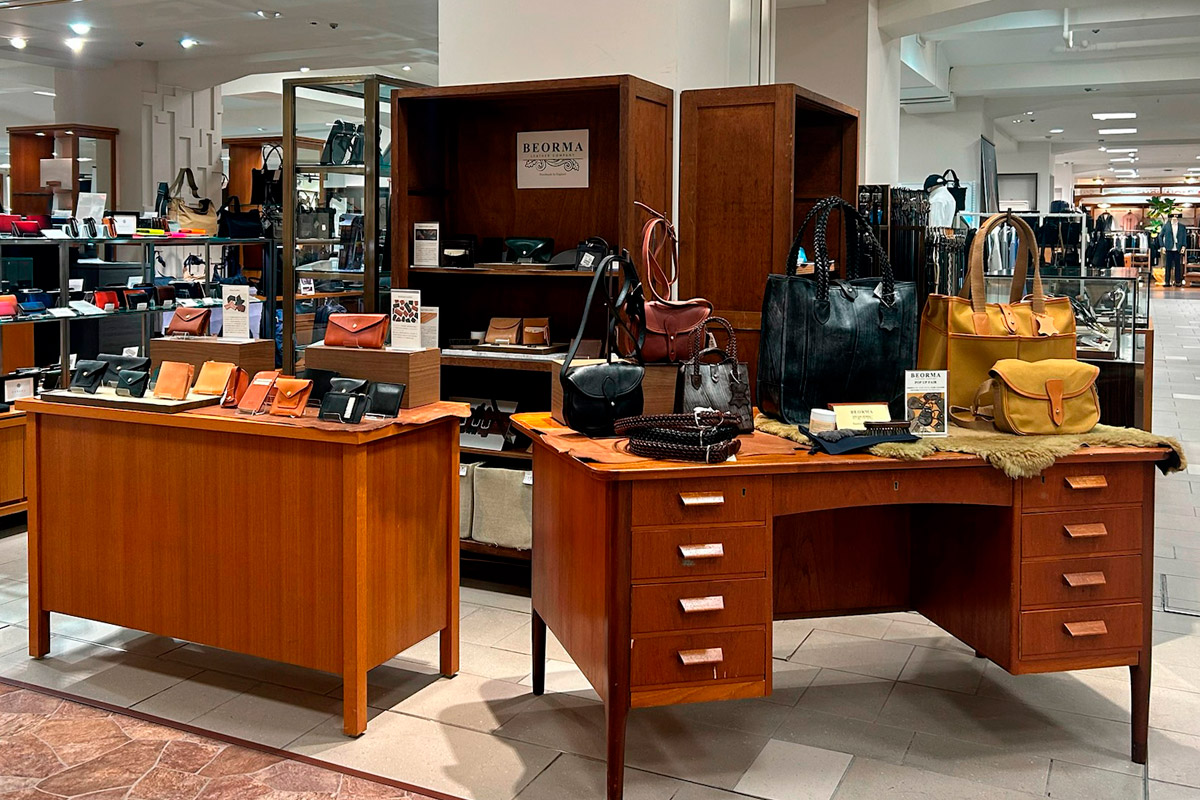 BEORMA LEATHER COMPANY 名古屋栄三越 POP-UP